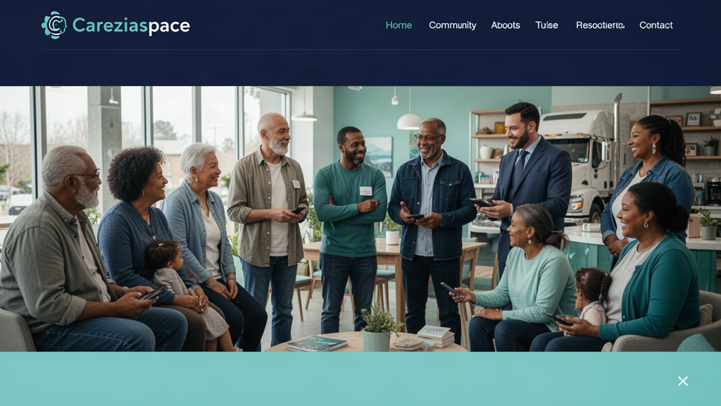 People and community organizations connected through the Careziaspace network